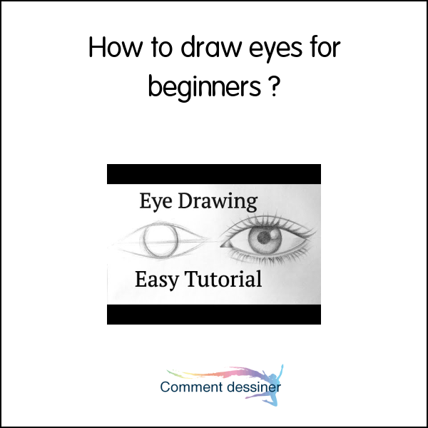 How to draw eyes for beginners